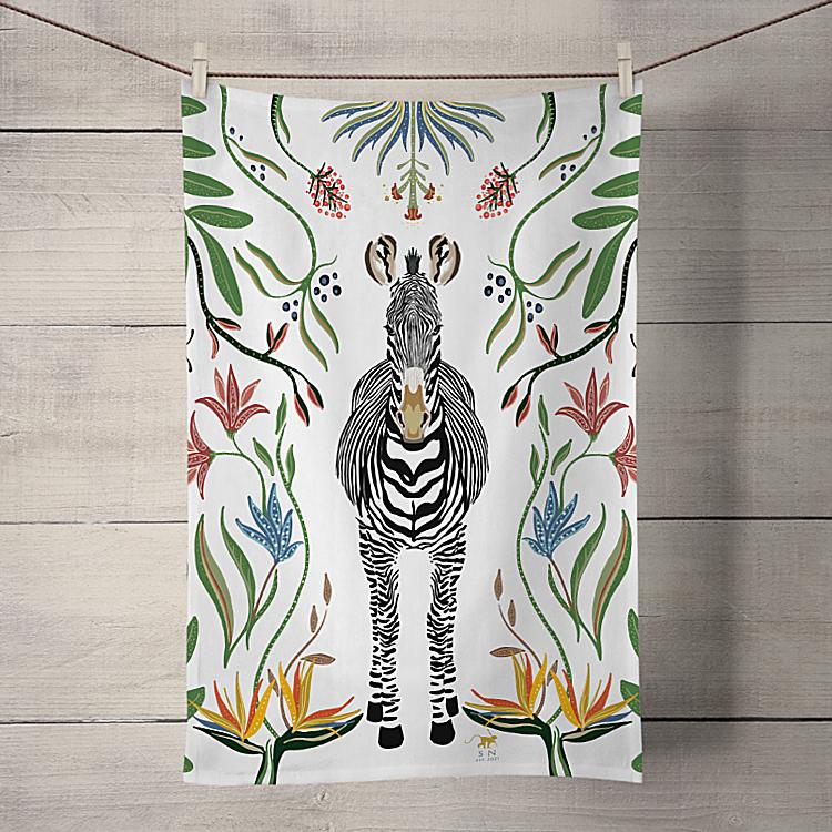 EA Zebra Tea Towel