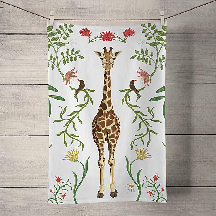 EA Giraffe Tea Towel • GCF •