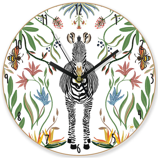 Zebra Clock CLOCKS – Studio Ngong