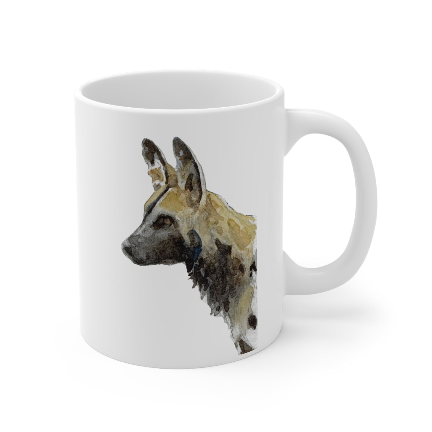 African Wild Dog EWT Ceramic Coffee Cups, 11oz, 15oz