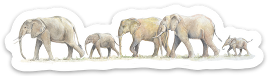 Elephant Parade Sticker • DSWF/GRI • 10cm