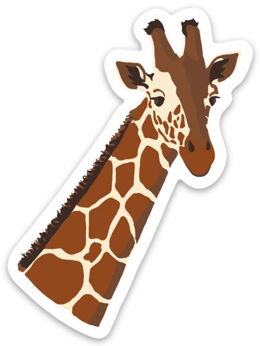 Giraffe Head Sticker • GCF • 80 mm