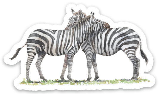 Zebra Friends • GZT • Sticker 75mm